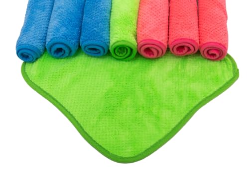 YSN Home Collection NEU Flauschige Mikrofaser Microfaser Waschlappen 30x30cm - 3 Farben - 8 Stück von YSN Home Collection