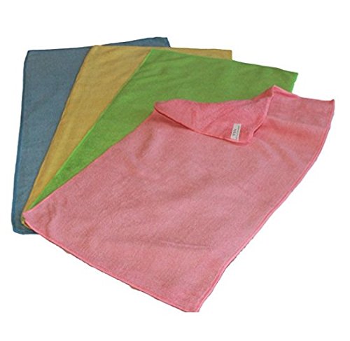 YSN Home Collection THY80-10 Stück in 4 gemischten Farben - Mikrofaser-Geschirrtuch, extra saugfähig - 41x48cm von YSN Home Collection