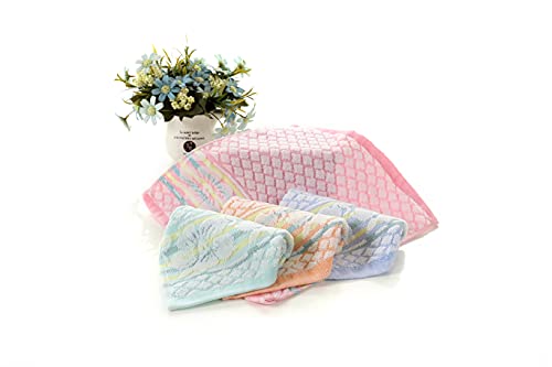 YSN Home Collection YSN10 - Waschlappen 8 Stück, gemischte Farben 100% Baumwolle - 25x25 cm - lila von YSN Home Collection