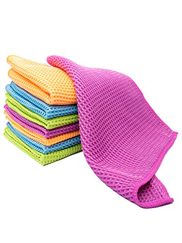 YSN Home Collection YSN52 - Mikrofasertuch Waschlappen extra saugfähig - 16 STÜCK 25x25 cm -gemischte Farben von YSN Home Collection