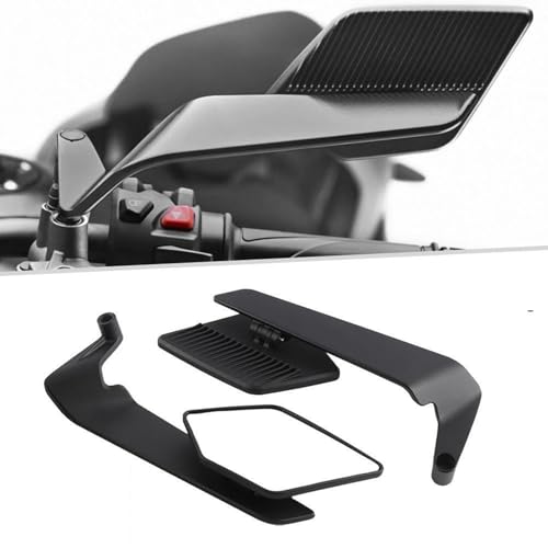 YSNFDN Motorrad Spiegel für Ducati Desert Sled Fasthouse 2021, Drehbarer Robuste Aluminium Spiegel, Rechts und Linksseitig, Klarer Blick Rückspiegel Seitenspiegel Zubehör von YSNFDN