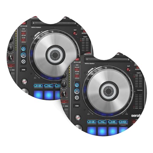 Auto-Untersetzer, Auto-Getränkehalter-Pad, Auto-Getränkehalter-Pad, Auto-Innenraum-Getränkehalter-Pads, 2er-Set,Digitaler DJ-Controller von YSOLDA