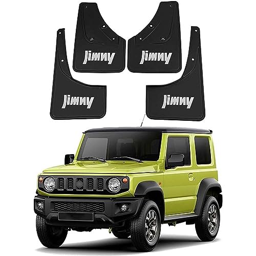 YSOLDA 4 Stück Schmutzfänger, für Suzuki Jimny 2019-2023 Vorne Und Hinten KotflüGel Spritzschutz Zubehör Spritzschutz Auto-Styling ZubehöR von YSOLDA