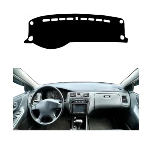 YSOLDA Auto Armaturenbrett Abdeckung Matte für Accord 1997-2002, rutschfeste Sonnenschutz Pad Instrument Panel Teppich Kratzerschutz Zubehör,B/LHD von YSOLDA