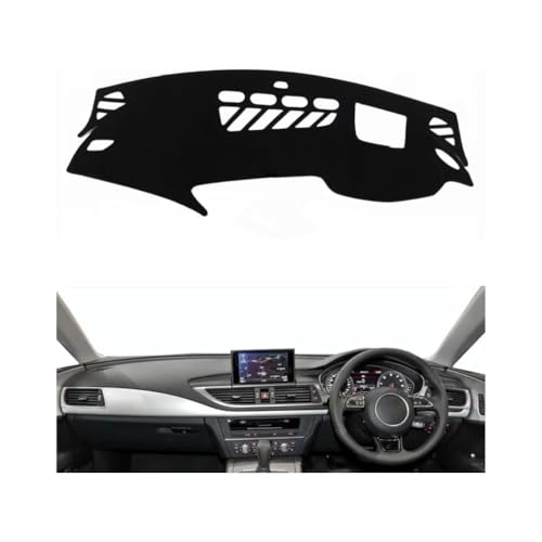 YSOLDA Auto Armaturenbrett Abdeckung Matte für Audi A7 2009-2017, rutschfeste Sonnenschutz Pad Instrument Panel Teppich Kratzerschutz Zubehör,A/RHD von YSOLDA