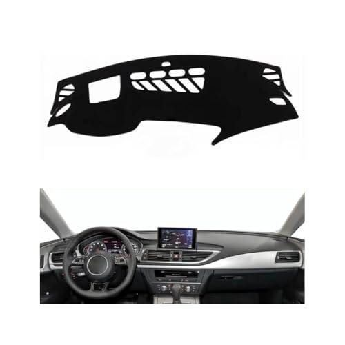 YSOLDA Auto Armaturenbrett Abdeckung Matte für Audi A7 2009-2017, rutschfeste Sonnenschutz Pad Instrument Panel Teppich Kratzerschutz Zubehör,B/LHD von YSOLDA
