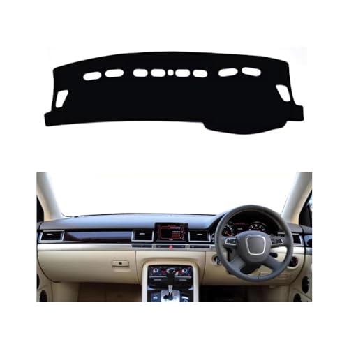 YSOLDA Auto Armaturenbrett Abdeckung Matte für Audi A8 II D3 2004-2010, rutschfeste Sonnenschutz Pad Instrument Panel Teppich Kratzerschutz Zubehör,A/RHD YSOLDA Auto Armaturenbrett Abdeckung Matte für Audi A8 II D3 2004-2010, rutschfeste Sonnenschutz Pad Instrument Panel Teppich Kratzerschutz Zubehör,A/RHD von YSOLDA