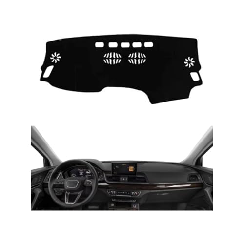YSOLDA Auto Armaturenbrett Abdeckung Matte für Audi Q5 Q5L 2018-2020, rutschfeste Sonnenschutz Pad Instrument Panel Teppich Kratzerschutz Zubehör,B/LHD YSOLDA Auto Armaturenbrett Abdeckung Matte für Audi Q5 Q5L 2018-2020, rutschfeste Sonnenschutz Pad Instrument Panel Teppich Kratzerschutz Zubehör,B/LHD von YSOLDA