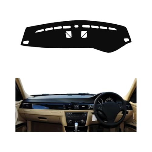 YSOLDA Auto Armaturenbrett Abdeckung Matte für BMW 3 Series E90 E91 E92 E93 Wagon 2006-2011, rutschfeste Sonnenschutz Pad Instrument Panel Teppich Kratzerschutz Zubehör,A/RHD von YSOLDA