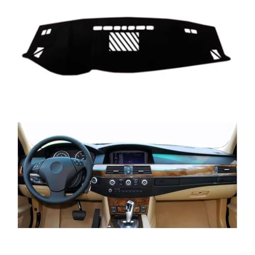 YSOLDA Auto Armaturenbrett Abdeckung Matte für BMW 5 Series E60 2004-2009, rutschfeste Sonnenschutz Pad Instrument Panel Teppich Kratzerschutz Zubehör,B/LHD von YSOLDA