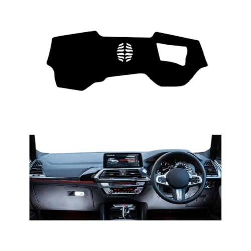 YSOLDA Auto Armaturenbrett Abdeckung Matte für BMW X3 G01 2018-2021, rutschfeste Sonnenschutz Pad Instrument Panel Teppich Kratzerschutz Zubehör,A/RHD von YSOLDA