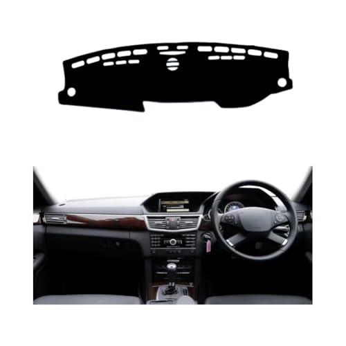YSOLDA Auto Armaturenbrett Abdeckung Matte für Benz E-Class W212 2010-2012, rutschfeste Sonnenschutz Pad Instrument Panel Teppich Kratzerschutz Zubehör,A/RHD von YSOLDA