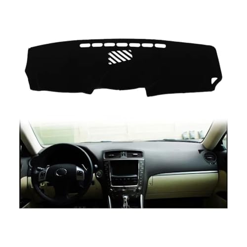 YSOLDA Auto Armaturenbrett Abdeckung Matte für Lexus is 250 350 is F 2006-2013, rutschfeste Sonnenschutz Pad Instrument Panel Teppich Kratzerschutz Zubehör,A/RHD von YSOLDA