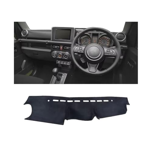 YSOLDA Auto Armaturenbrett Abdeckung Matte für Suzuki Jimny JB64 JB74 2019-2023, rutschfeste Sonnenschutz Pad Instrument Panel Teppich Kratzerschutz Zubehör,A/RHD von YSOLDA