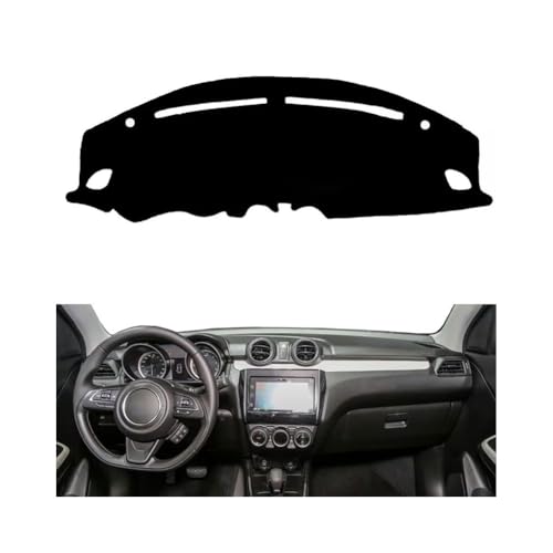 YSOLDA Auto Armaturenbrett Abdeckung Matte für Suzuki Swift A2L 2017-2023, rutschfeste Sonnenschutz Pad Instrument Panel Teppich Kratzerschutz Zubehör,B/LHD von YSOLDA