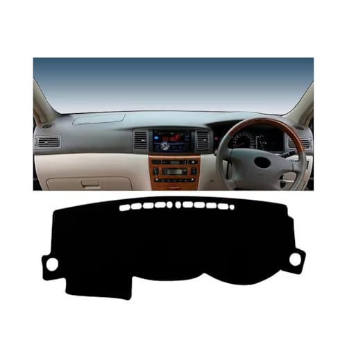YSOLDA Auto Armaturenbrett Abdeckung Matte für Toyota Corolla E120 E130 2000-2006, rutschfeste Sonnenschutz Pad Instrument Panel Teppich Kratzerschutz Zubehör,A/RHD von YSOLDA