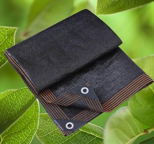 Sunblock Shade Gewächshaus-Markise, atmungsaktive Netz-Markise, Wärmedämmung für Gewächshäuser, Terrassen und Pflanzen, Schwarz, 4 x 7 m von YSPP