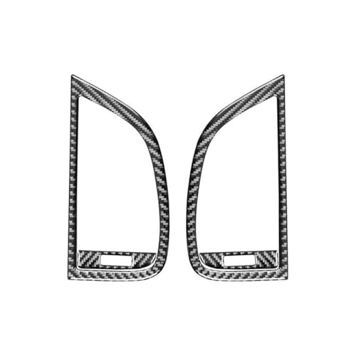 YSQOFDNFD Auto Interieur Für Q7 2007-2015 Carbon Fiber Innen Auto Dashboard Links Und Rechts Air Vents Decora Aufkleber Abdeckung Trim Rahmen Autoinnenraum Zubehör von YSQOFDNFD