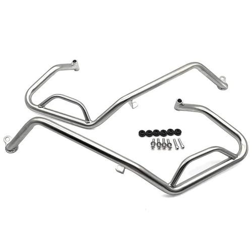 YSQOFDNFD Sturzbügel Für X-ADV 750 Für XADV750 2021-2024 Motor Crash Bar Schutz Rahmen Sliders Stoßstange Fallen Protector Crash Bars(Lower Silver) von YSQOFDNFD