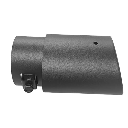 YSQOFJDFJ Auspuffrohr Auto-Auspuffblende Aluminiumlegierung Endrohr schwarzes Auspuffendrohr hinteres Auspuffrohr Auto-Modifikationsteile Endrohr(Long Straight) von YSQOFJDFJ
