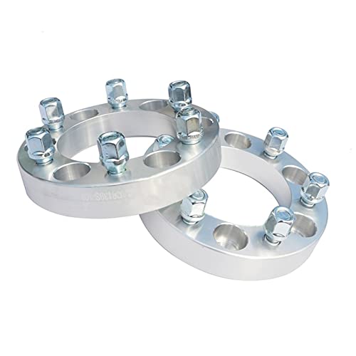 Dnzscheiben Platte 2 STÜCKE Auto Spurverbreiterungen Für Mitsubishi Für Pajero 6X139.7 67.1 Nabe Cebtric Aluminiumlegierung Radnabenadapter Spurverbreiterung(2PCS 30mm Silver) von YSQOJF