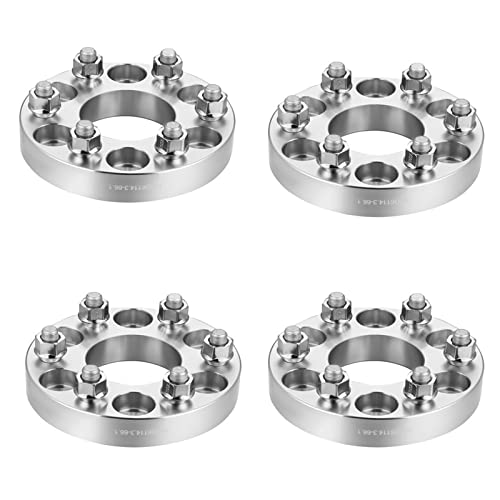 Dnzscheiben Platte 4 Stück 6-Loch-Auto-Spurverbreiterungsadapter PCD 6 X 114,3 Mittelbohrung 66,1 Mm Gewinde M12 X 1,25 Dicke 30 Mm Nabe Zentrisch von YSQOJF