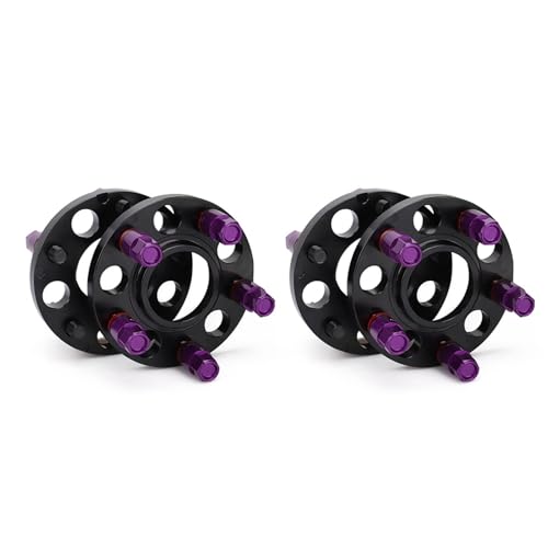 Dnzscheiben Platte Hubzentrische Distanzscheiben M14 * 1,25 Radbolzen Für F-Serie F30 F32 F33 F80 F10 Geschmiedetes Aluminium 4 Stück 20 Mm 5 X 120 Mm 72,56 Mm CB(Lila) von YSQOJF