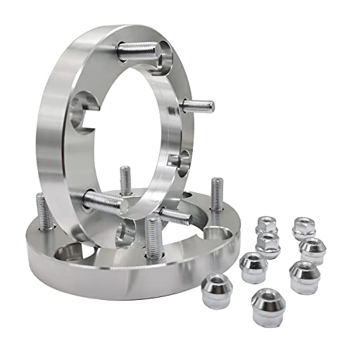 Dnzscheiben Platte Zentrische Nabenverbreiterungsadapter Für Polaris Rzr Für Ranger 500/800 2008-2014 4 Lug 4x156 Mm Mit 3/8x24 Bolzen - 2 Stk von YSQOJF