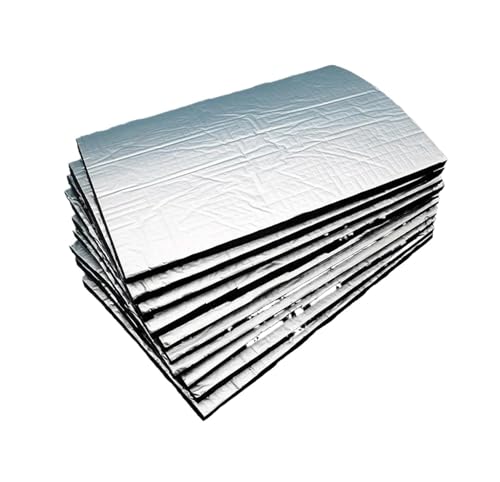 Hitzeschild-Pad 5mm Auto Sound Deadener Wärmedämmung Matte Van Proofing Trittschalldämmung Aluminium Folie Schalldichte Baumwolle von YSQOJF