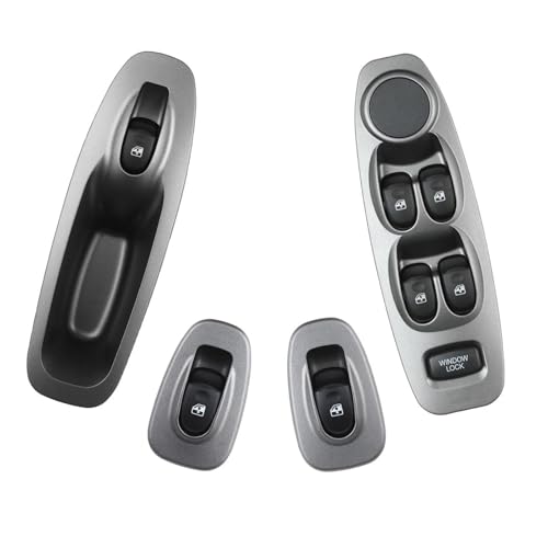 Power Fensterschalter 9358025015 8536509065 93570-25000 Elektrische Vorne Und Hinten Seite Power Fenster Schalter Für Hyundai Für Accent 2000-2005 Fensterheber(4PCS 5 Pins) von YSQOJF