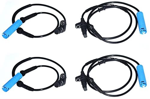 Raddrehzahlsensor 4x Set Vorderrad-ABS-Geschwindigkeitssensoren Für E38 740i 740iL 750iL Kabelbaum Stecker Kabel von YSQOJF