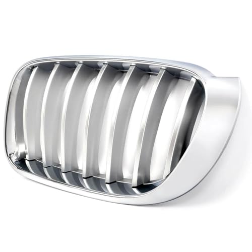 YSQOJF Auto Grill Für F25 X3 X4 F26 2014-2017 Lift/Rechte Seite Chrom Front Stoßstange Grille Niere Grill Mit Chrom(Left Side) von YSQOJF