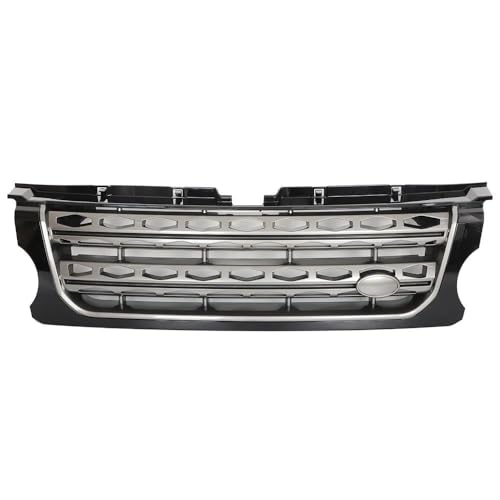 YSQOJF Auto Grill Für Land Für Rover Für Discovery 4 LR4 2014-2016 L319 Frontstoßstangengrill Mittelpanel Styling Oberer Renngrill(Gray Net B Frame) von YSQOJF