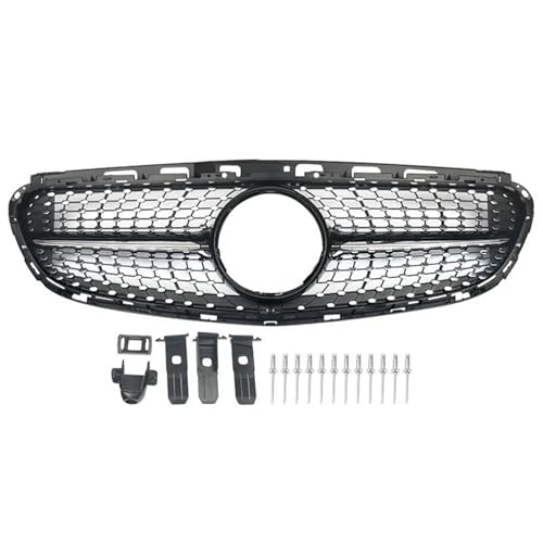YSQOJF Auto Grill Für Mercedes E-Klasse W212 2014 2015 2016 Gloss Black Diamond AMG Look Kühlergrill YSQOJF Auto Grill Für Mercedes E-Klasse W212 2014 2015 2016 Gloss Black Diamond AMG Look Kühlergrill von YSQOJF