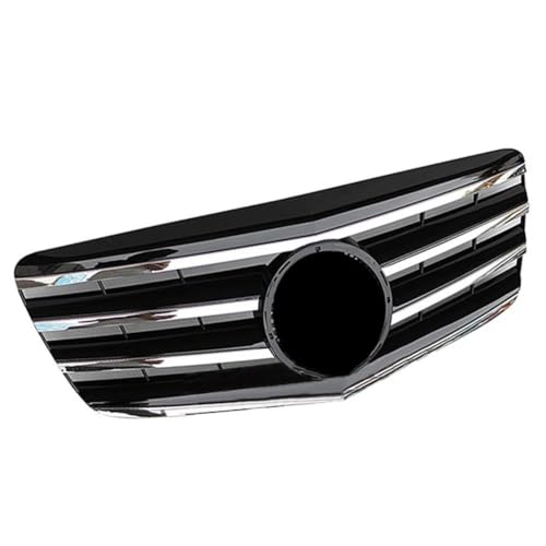 YSQOJF Auto Grill Für Mercedes Für Benz E-Klasse W211 E320 E350 E500 2007 2008 2009 Auto Obergrill Kühlergrill Chrom Schwarz ABS YSQOJF Auto Grill Für Mercedes Für Benz E-Klasse W211 E320 E350 E500 2007 2008 2009 Auto Obergrill Kühlergrill Chrom Schwarz ABS von YSQOJF