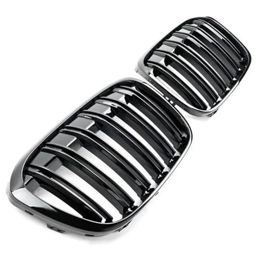YSQOJF Auto Grill Für X1 F48 F49 16-19 Auto Front Hood Nieren Stoßstange Grill Racing Grille Glanz Schwarz Doppel Lamellen Grills YSQOJF Auto Grill Für X1 F48 F49 16-19 Auto Front Hood Nieren Stoßstange Grill Racing Grille Glanz Schwarz Doppel Lamellen Grills von YSQOJF