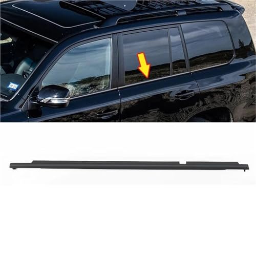 YSQOJF Heckscheibendichtung Für Toyota Für Land Für Cruiser 200 2008-2021 Autofenster Außenschichtung LC200 FJ200 Außendichtstreifen Kantenschutz Autotür(Rear Left(1 Pcs)) von YSQOJF