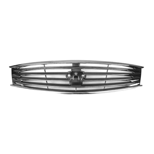YSQOJF Kühler Für Infiniti G37 2008-2013 Q60 2014-2015 Coupe 2 Tür Kühlergrill Grill Oberen Haube Mesh Grid Grill(Chrome Black) von YSQOJF