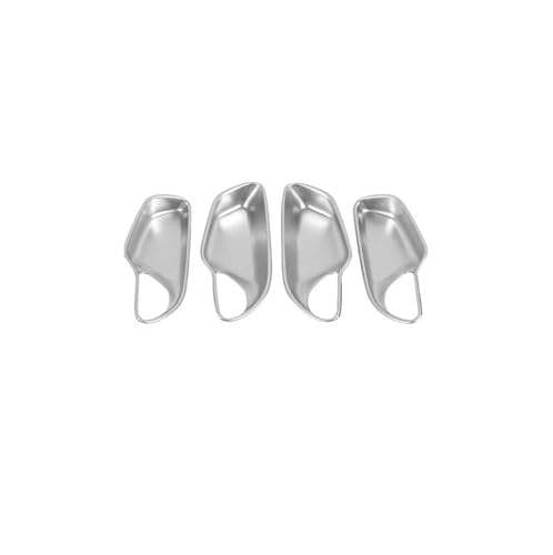 YSQOJF Türgriff Innen 4Pcs Innen Auto Türgriff Schüssel Abdeckung Fall Aufkleber Für Lexus UX 260H 2019-2021 Auto Styling Türgriffe(Silber) von YSQOJF