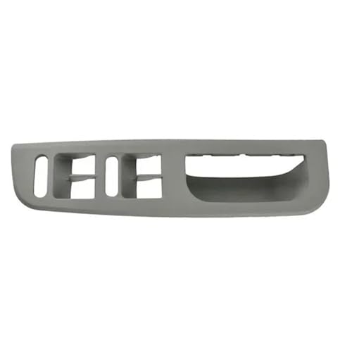 YSQOJF Türgriff Innen Auto Fenster Auto Türgriff Armlehne Schalter Fahrerseite Control Switch Panel Für VW Für Passat B5 Für Golf 4 Für Jetta Mk4 Für Bora Türgriffe(Grey) von YSQOJF