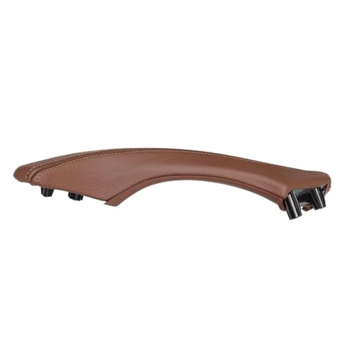 YSQOJF Türgriff Innen Echtes Leder Auto Innentürverkleidung Zuggriff Rechte Seite Für F10 F11 F18 5er 2010-2017 Türgriffe(Red Brown) von YSQOJF