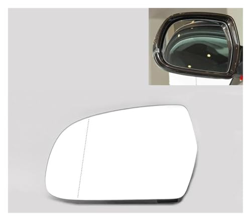 YSQOJF beheizbar Ersatzspiegelglas Für A4 A4L 2013-2016 Auto Seitenspiegel Reflektierende Linse Rückspiegel Linsen Glas Heizung 8K0857536F 8K0857535F Außenspiegel Glas(Links) von YSQOJF