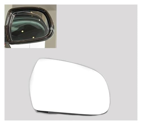 YSQOJF beheizbar Ersatzspiegelglas Für A4 A4L 2013-2016 Auto Seitenspiegel Reflektierende Linse Rückspiegel Linsen Glas Heizung 8K0857536F 8K0857535F Außenspiegel Glas(rechts) von YSQOJF