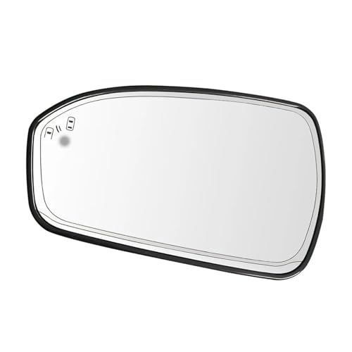 beheizbar Ersatzspiegelglas Auto Seite Erhitzt Spiegel Glas Rückspiegel Objektiv mit Blinden Fleck Links/Rechts Für Ford Für Fusion 2013-2021 DS7Z17K707H DS7Z17K707C Außenspiegel Glas(Left Driver Side von YSQOJF