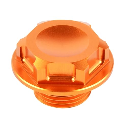 YSRWTBBA axq1989 Schraube for Motorrad-Lenkschaftmutter, kompatibel mit EXC 300 EXC-F 350 SX SX-F 690 690 Enduro R Adventure Supermoto R Duke 2004–2023(Orange) von YSRWTBBA