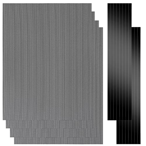 YSSHUI 4 Stück 400 x 300 mm DIY PC Gehäuse Staubgitterfilter PVC Staubdichte Netzfilterabdeckung mit Magnetstreifen für Computer PC Gehäuse YSSHUI 4 Stück 400 x 300 mm DIY PC Gehäuse Staubgitterfilter PVC Staubdichte Netzfilterabdeckung mit Magnetstreifen für Computer PC Gehäuse von YSSHUI
