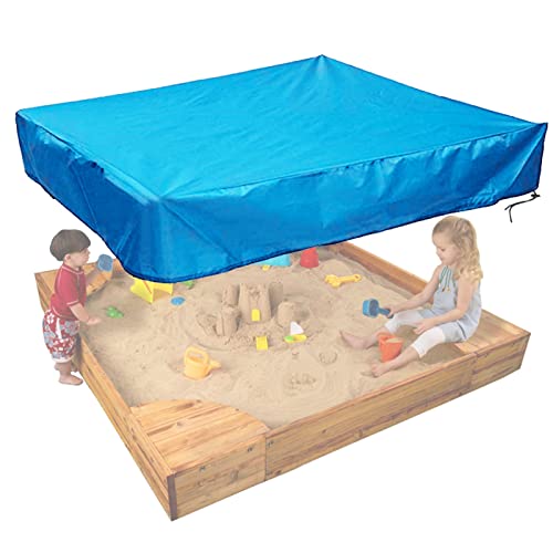 YSUEFIJO Sandkasten Abdeckung Quadrat 200x200cm Abdeckung für Gartenmöbel Wasserdicht, Sandboxen Sandspielzeug Sandkastenabdeckung 210D Oxford Gewebe Wasserdicht mit Aufbewahrungstasche Blau YSUEFIJO Sandkasten Abdeckung Quadrat 200x200cm Abdeckung für Gartenmöbel Wasserdicht, Sandboxen Sandspielzeug Sandkastenabdeckung 210D Oxford Gewebe Wasserdicht mit Aufbewahrungstasche Blau von YSUEFIJO
