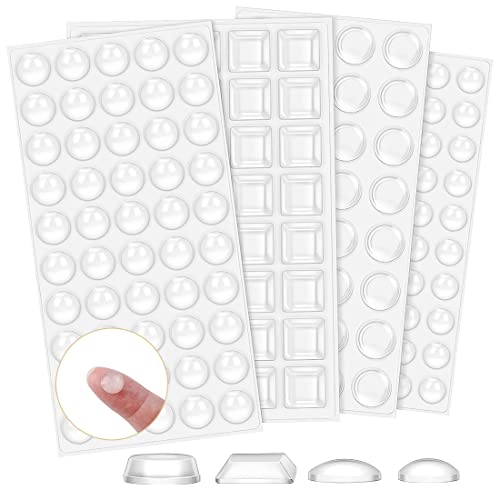 Gummipuffer Selbstklebend, 172 stück Gumminoppen Türpuffer Anschlagpuffer, 4 Größen Elastikpuffer Transparent Selbstklebend für Wand Möbel Schutz Gummipuffer Selbstklebend, 172 stück Gumminoppen Türpuffer Anschlagpuffer, 4 Größen Elastikpuffer Transparent Selbstklebend für Wand Möbel Schutz von YSYZM