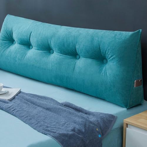 YSZBD Lesekissen Für Bett Und Sofa Keilkissen Sofa Lendenwirbelkissen Bettkissen Rückenkissen Sitzkissen Bett Stuhl Kissen Kopfteil Bett Sitzkissen Removable Cover,#13-120x50x20cm von YSZBD