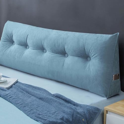 YSZBD Lesekissen Für Bett Und Sofa Keilkissen Sofa Lendenwirbelkissen Bettkissen Rückenkissen Sitzkissen Bett Stuhl Kissen Kopfteil Bett Sitzkissen Removable Cover,#16-60x50x20cm von YSZBD